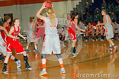 NCAA Womenâ€™s Basketball Editorial Stock Photo